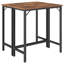 Table de bar étroite 35 po, table de pub pour la salle à manger, tables de bar avec structure en métal robuste-130790862