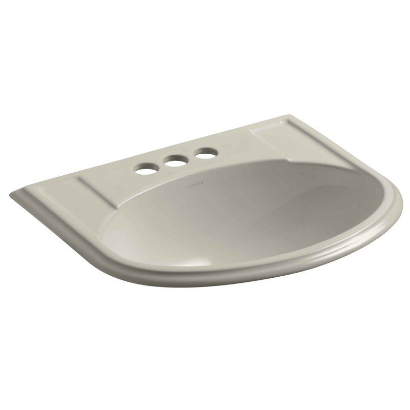 Lavabo de salle de bain en U Devonshire, Banc de sable