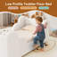 Lit nuage pour tout-petits (2 à 7 ans) - Lit de garde-corps amovible en velours blanc -922874866