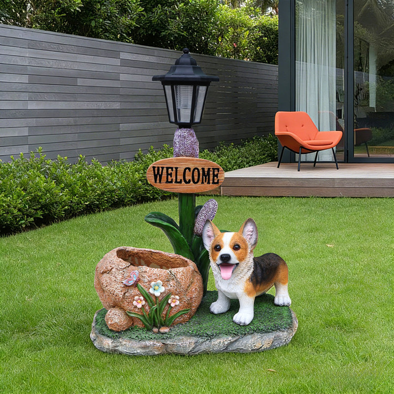 Jardinière Corgi Dog