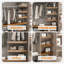 5 tablettes grillagées pour décoration d'armoire, de salle de bain et de cuisine