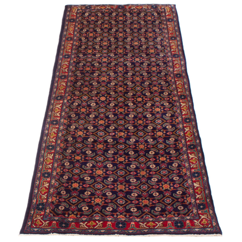 Anzaldua Navy Rug 3'4" x 9'5"