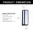 Lasonya Stainless Steel LED Wall Light