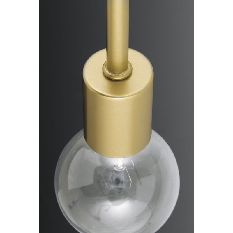 Bradley Semi Flush Mount, Antique Gold Leaf