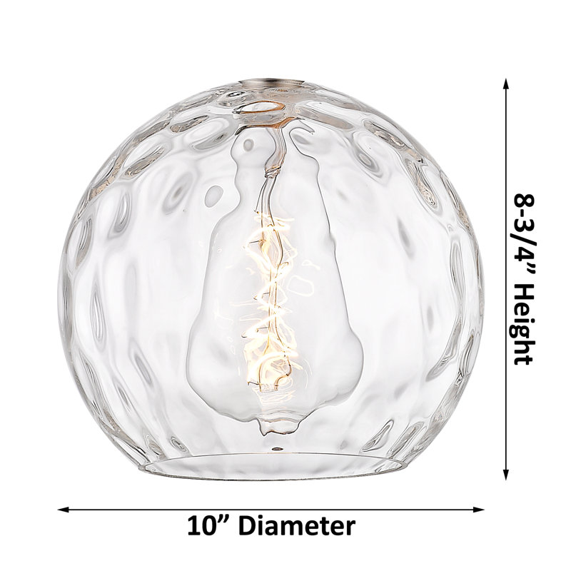 Ralph 1 - Light Single Drop Pendant Pendant, 12.75" H x 10" W x 10" D, Brushed Brass