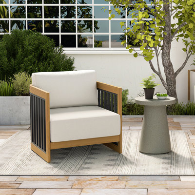 Chaise longue avec coussins Sereno