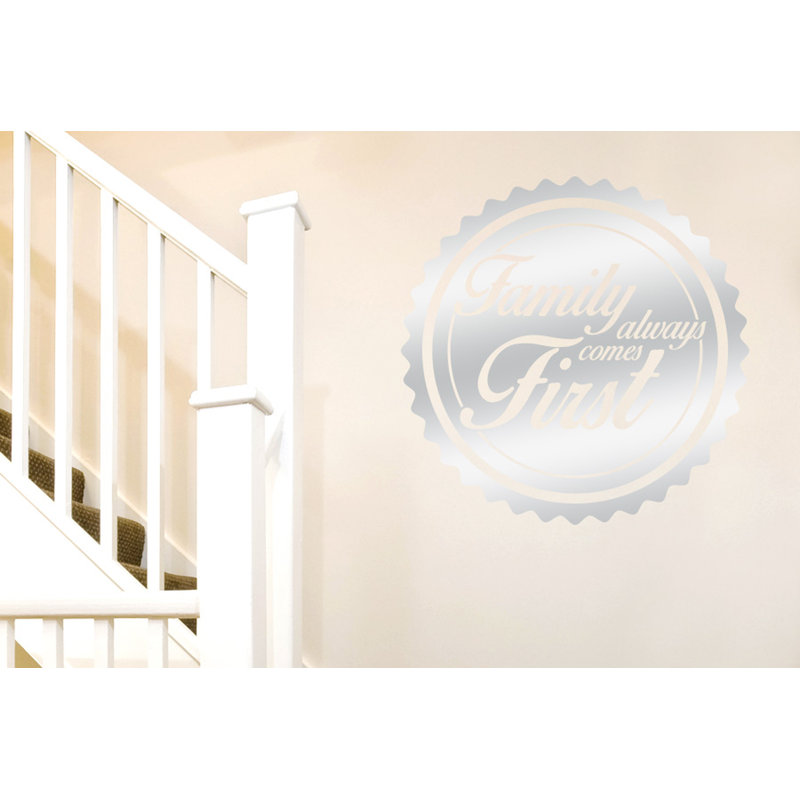 Wall Decal, Shiny Silver