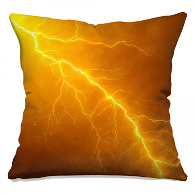 Coussins lumineux jaune vif