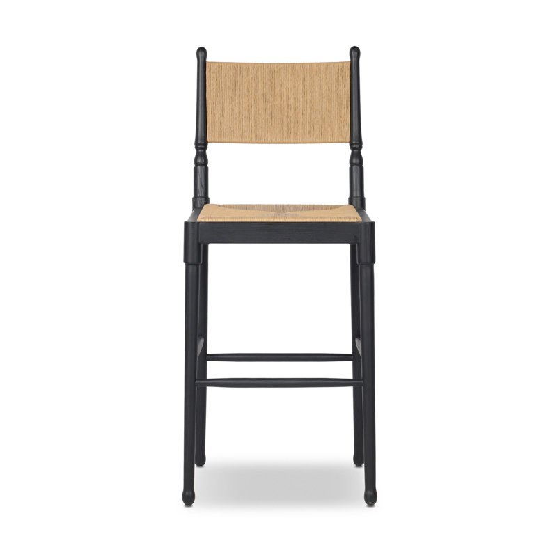 Fayth Bar Stool, Stained Black Ash, Bar Stool (29.5" Seat Height)
