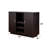 Chaz Server with Stemware Rack in Espresso,Dining cabinet,Buffet table,Credenza