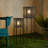 Oversized Black Metal Cutout Pattern Solar Powered Outdoor Floor Lantern