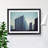 Futuristic Buildings Architecture - Single Picture Frame Print-2013317704-2013317707