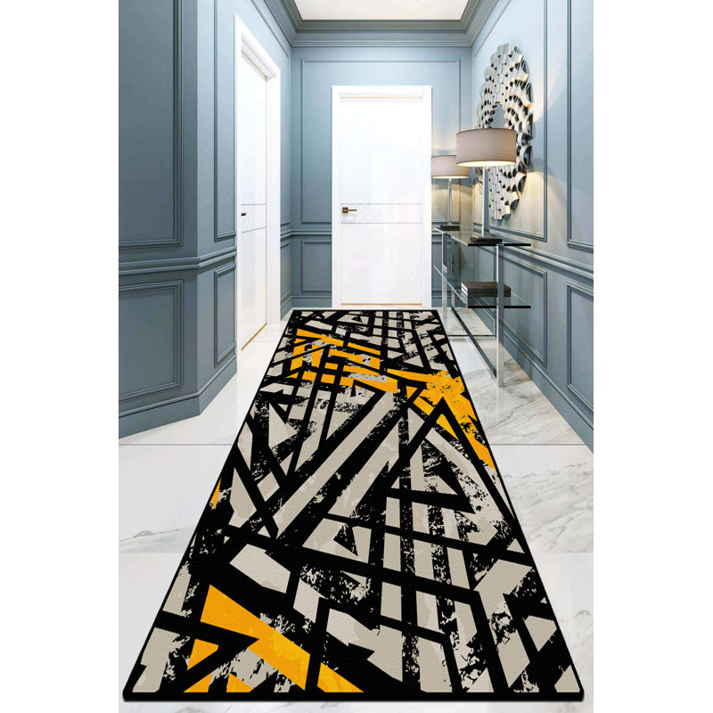 Luxury Area Rug 6.6 x 9.5 Feet, 100% Polyester, 10 mm Pile Height | Antibacterial, Non-Slip Dot Base, Machine Washable | Perfect for Living Room, Bedroom, or Dining Area, Soft and Durable Design
