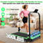 Tapis de course 2 en 1 à placer sous le bureau, tapis roulant électrique pliable de 2 CV pour la marche et le jogging à domicile ou au bureau, avec télécommande, vert-135540572