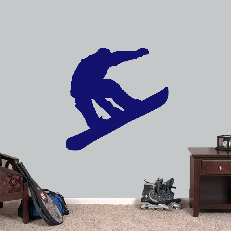 Non-Wall Damaging Wall Decal, Navy Blue