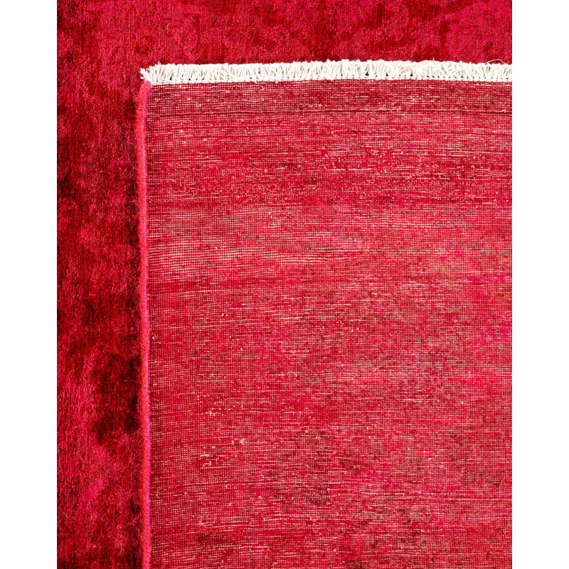 Tapis unique noué à la main Weirsky - rose Weirsky