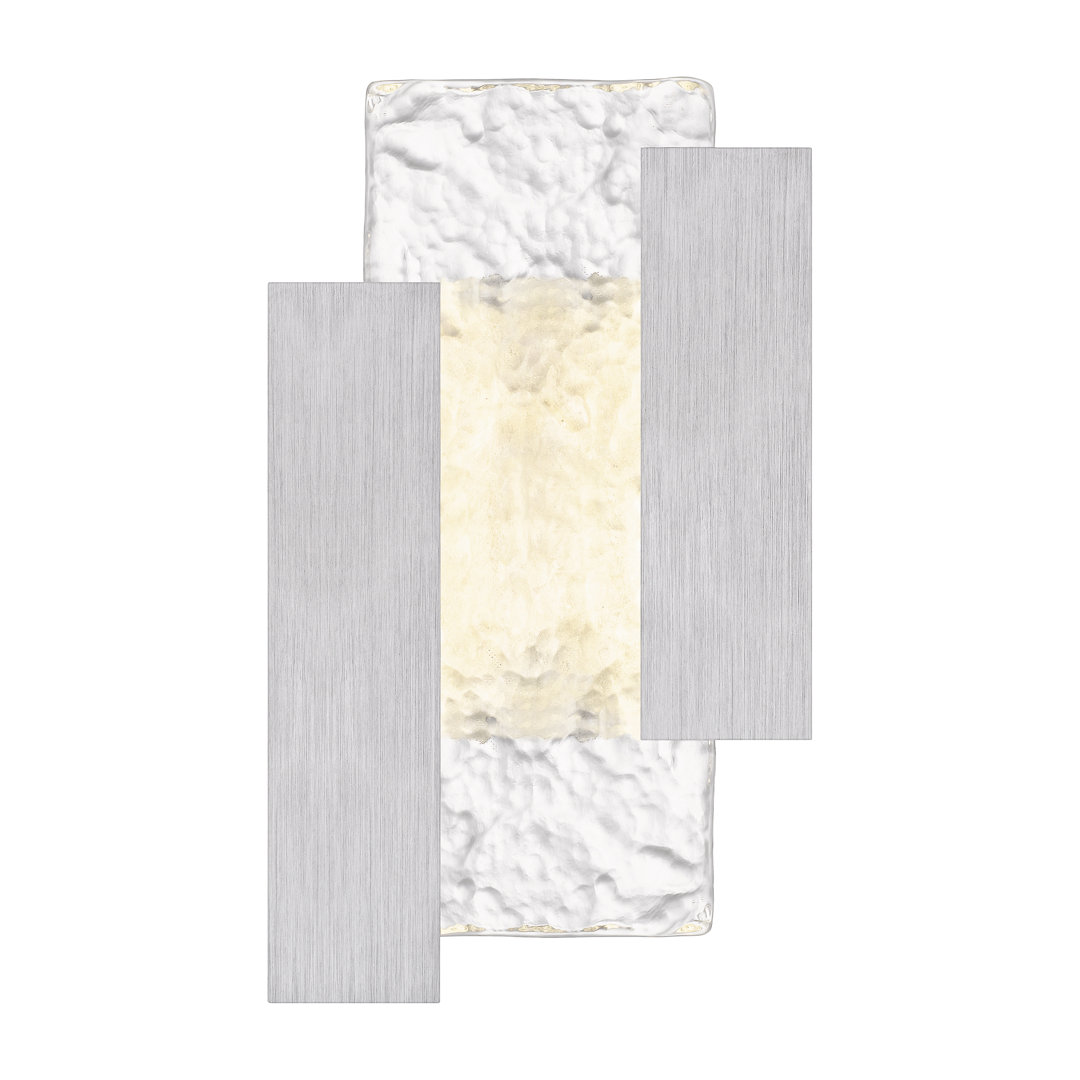 Anyri Steel LED Wall Light Orren Ellis Fixture 