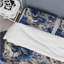 Ensemble de housse de couette à motif floral victorien bleu et blanc cobalt III-1224513871