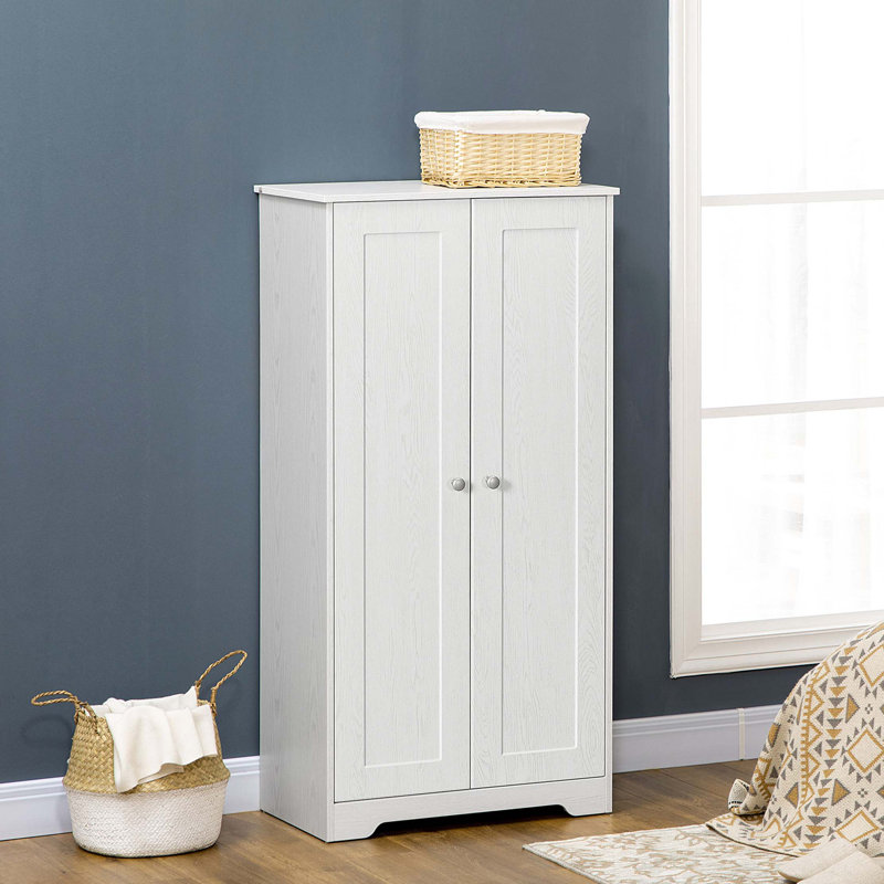 Armoire de rangement pour garde-manger, armoire de cuisine autoportante avec 2 portes, tablettes réglables pour la salle à manger