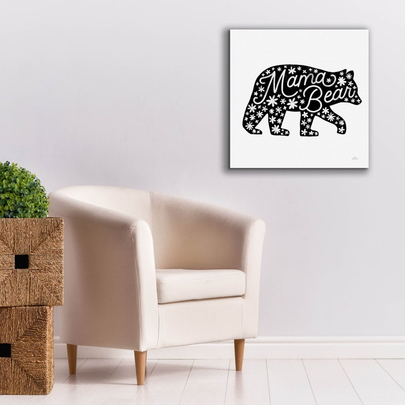  «Forest Family 1» par Laura Marshall, art mural sur toile, 26 po x 26 po