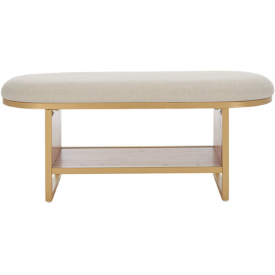 Comesana Polyester Upholstered Storage Bench