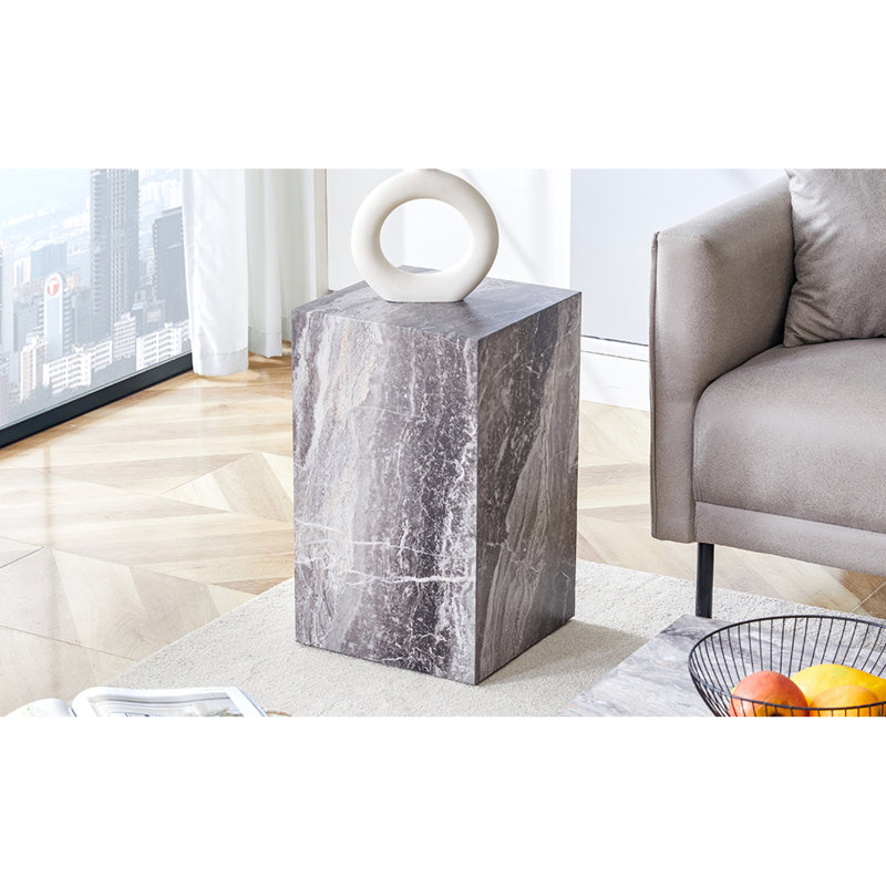 Upgrade Your Living Space With This Modern Mdf Coffee Table: Showcasing Stylish Gray Textured Patterns And Design