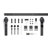 84'' Assembled Solid Spruce Wood Bi-Fold Barn Doors with Installation Hardware Kit-98897140-110982131