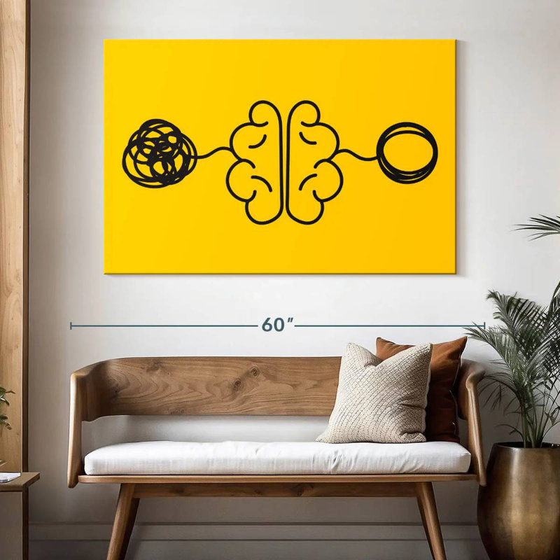 Alcaraz Untangle Your Thoughts, 34" H x 51" W