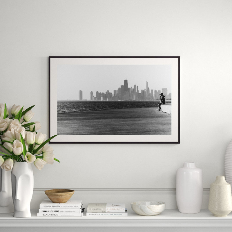 Contemplation In Gray Print by Ted Glasoe