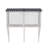 43.3" Cat Window Box,catio Outdoor Enclosure W/waterproof Roof,all Weather Use Cat Window Perch With Windows
