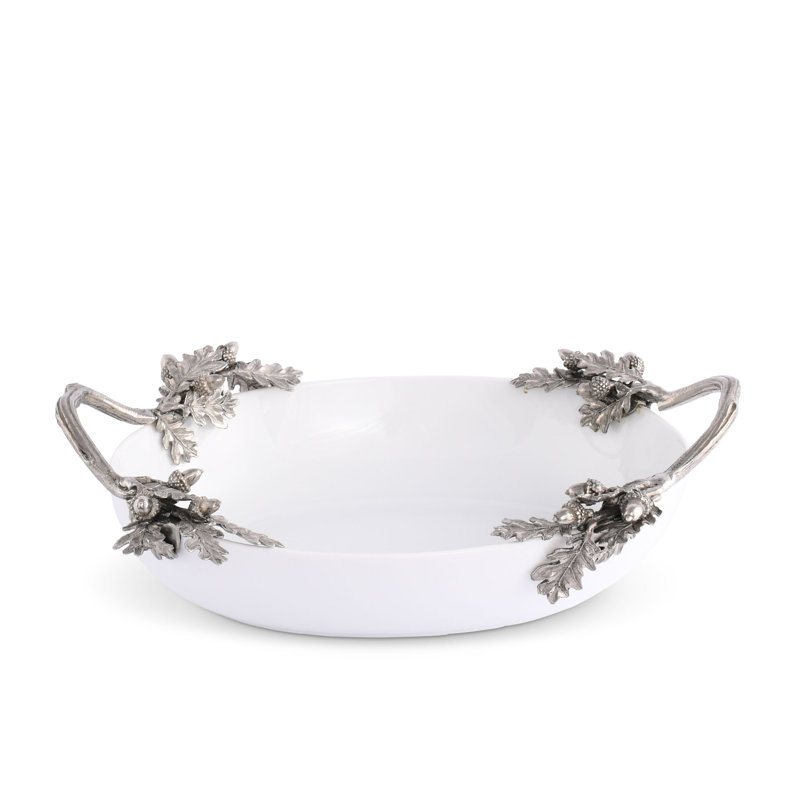 Majestic Forest Stoneware Condiment Server