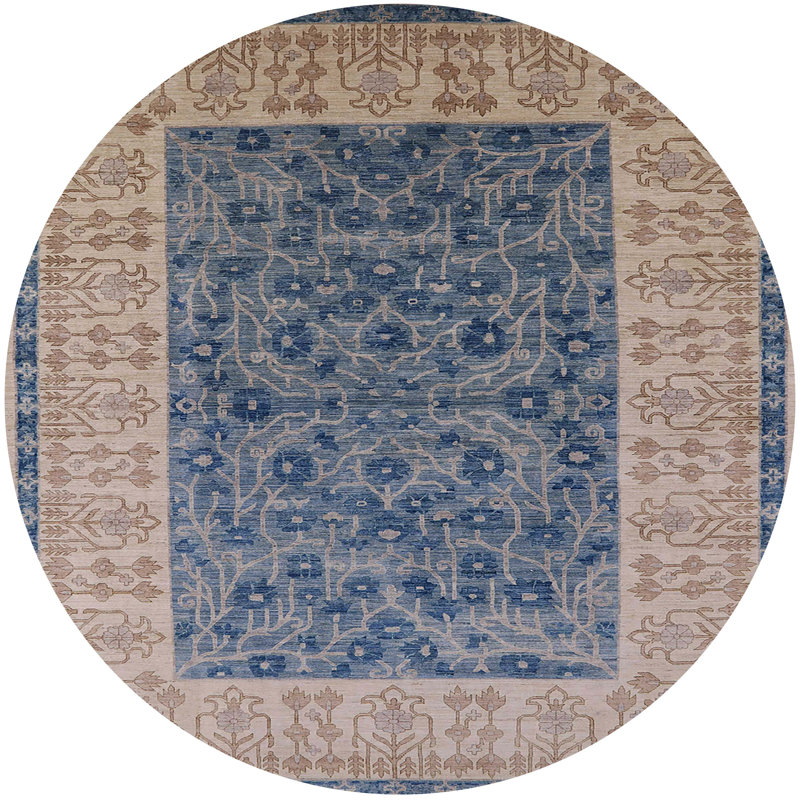 Oriental Indoor Rug, Round 7'