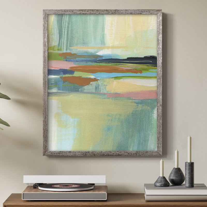 Radiant Horizon I, reproduction encadrée - bois massif, H 21 po x l 17 po