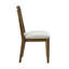 Chaise d'appoint brune, paquet de 2