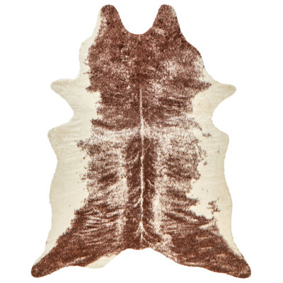 Demetria Animal Print Faux Fur Area Rug