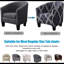 GULI Housse de chaise de baignoire pour fauteuils, housse de club, canapé à oreilles et dossier haut extensible Spandex