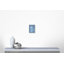 «Boat 1 Blueprint - Blue - Floater Frame», impression sur toile-46818246-46818248