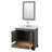 Deborah 36'' Single Bathroom Vanity with Marble Top-23113214-80209500