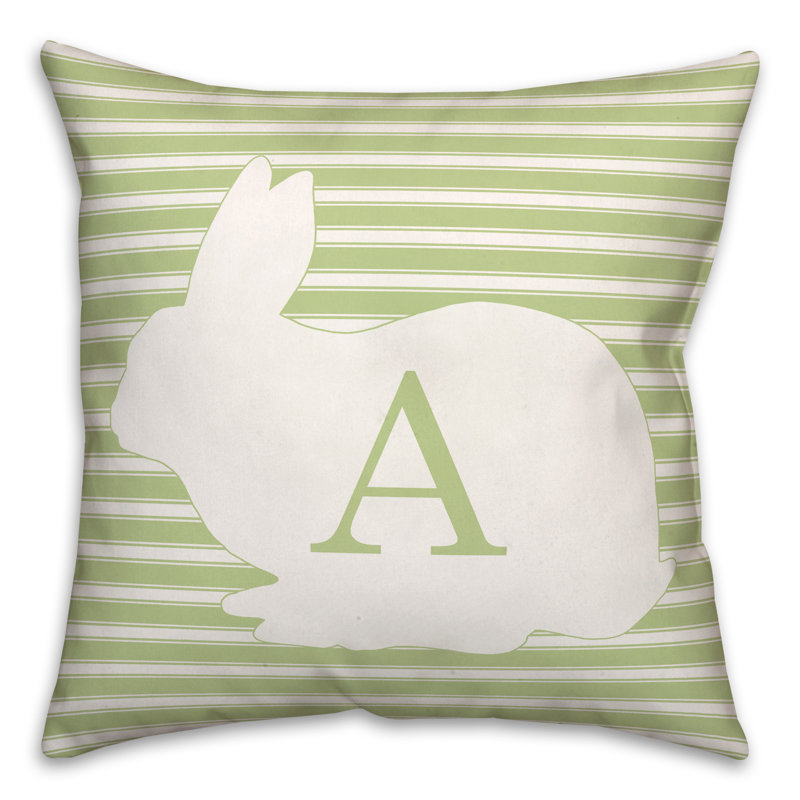 Striped Reversible Throw Pillow, A