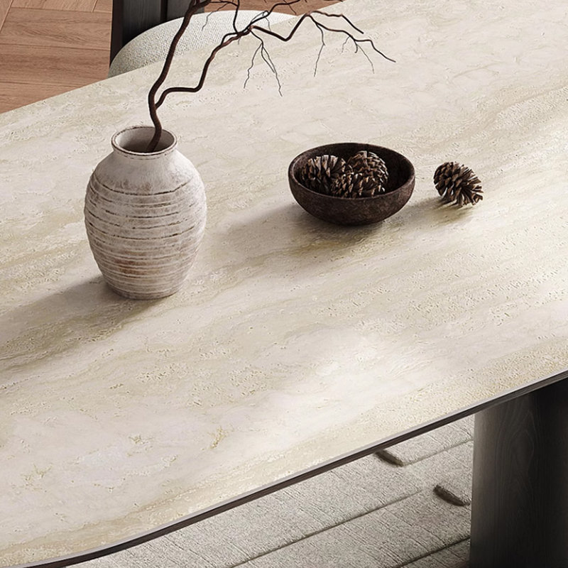 Table de salle à manger moderne de style nordique, H 29,52 po x L 55,11 po x l 31,49 po