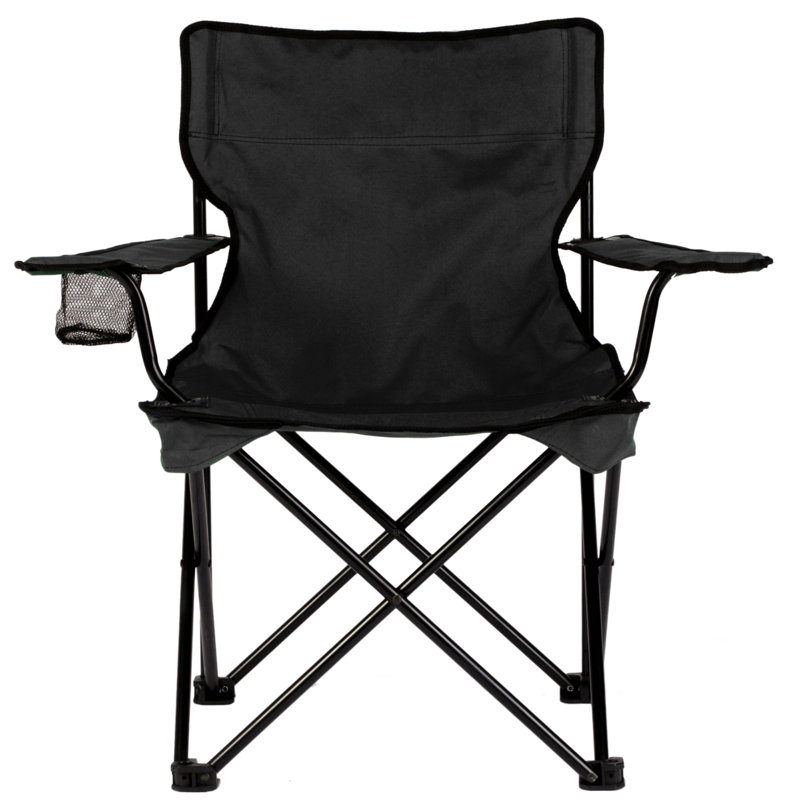 Chaise de camping pliante C-Series, Noir