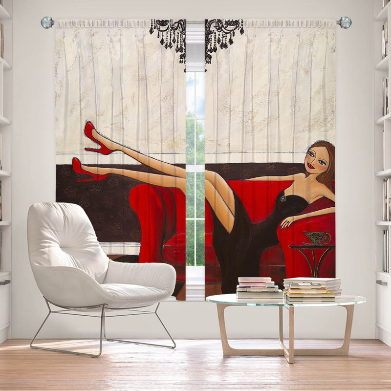 Rideau simple obscurcissant avec passe-tringle Delaughter, L 40 po x L 82 po