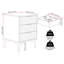 Temeeka 40cm W Manufactured Wood Bedside Table-124422516