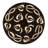 Rustic Lodge Glass Flush Mount