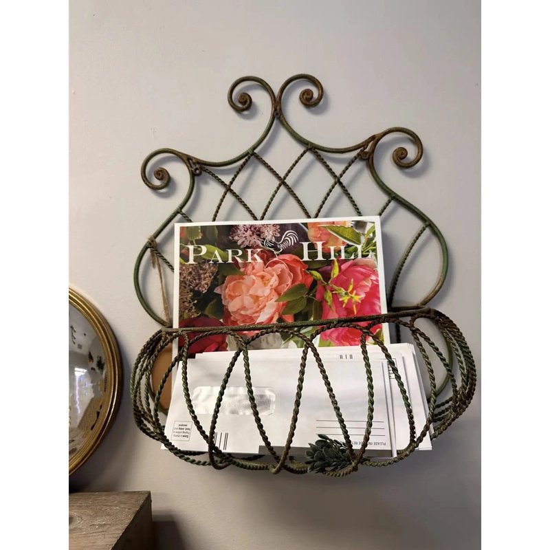Panier à fleurs en fer