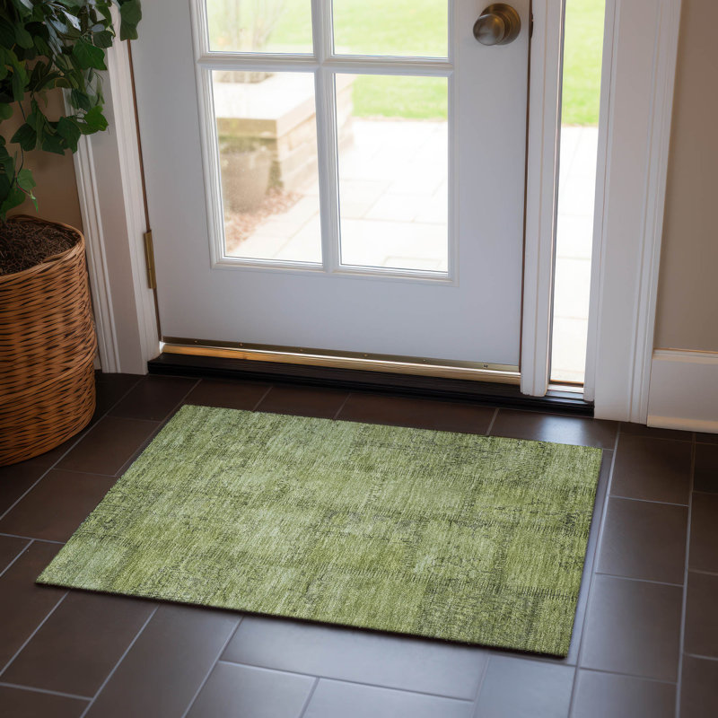 Paillasson antidérapant intérieur / extérieur Mu bout, Rectangle 1 pi 8 po x 2 pi 6 po
