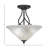 Capri 3-Light Semi-Flush Mount