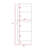 Richmond Rectangle Pantry Cabinet White