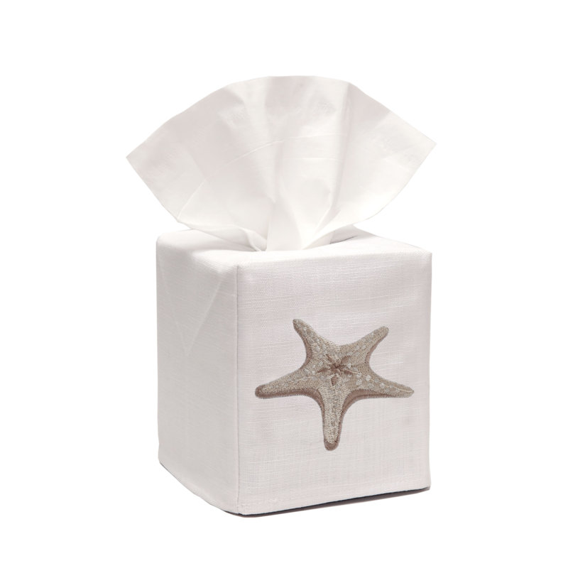 Ladores Tissue Box Cover, Morning Sun Starfish