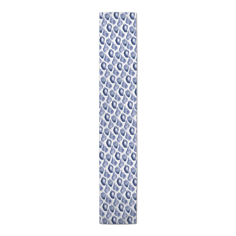 Chemin de table lapin Savarese, Bleu, 72 po x 16 po, Imprimé animal 4